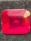 Blood Red Ruby Square Cut 11 Carats