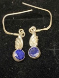 Sterling Silver With Sapphire Pendants 11.5 Carats