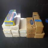 13 boxes of late 80s - mid 90s Baseball basketball football and hockey cards