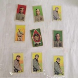 Ty Cobb lot of 9 baseball cards appear to be reprints