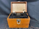 L&N Potentiometer Leeds & Northrup Vintage, In Wooden Case