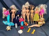 Vintage Barbie Dolls 1966 Japan, China. Mixed Dolls and McDonalds Toys