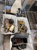 Full Cart of Mixed Goods. Old Tools, Cow Hide Rug, Lamp Parts, more