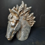 Champagne Patina Horse Head