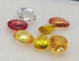 Sapphire lot 1.84ct Yellow blue Green mix African earth mined untreated sparkly fire