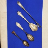4 spoons Sterling silver older