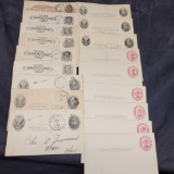 United States Postal Cards late date 1884 one cent