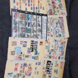 20 pages of stamps China, Europe, Suom, Olympics