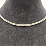 Curb style old necklace circa 1920 to 1940s 11.4 grams