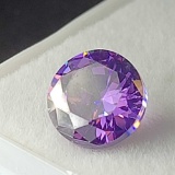 Round cut Purple Tourmaline Gemstone 4.01ct