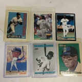 Ken Griffey jr baseball cards 6 cards