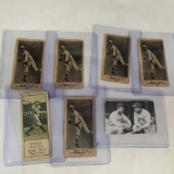 Babe Ruth Baseball card lot of 7 cards appear to be reprints