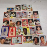 lot of 25+ baseball card reprints. Mickey Mantle, Babe Ruth, Jackie Robinson, Ted Williams, Bob