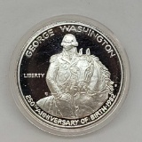 1982 Silver Washington half dollar in original mint box 90% silver