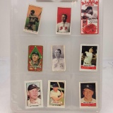 lot of 9 older looking reprints Mickey Mantle, Ty Cobb, Willie Mays