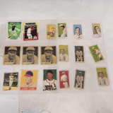 lot of 18 baseball cards appear to be reprints Babe Ruth, Pete Rose, Dizzy Dean