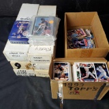 8 boxs of 80s-90s Baseball and basketball cards