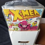box of vintage comics