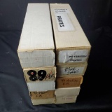 10 boxs of 80s-90s Baseball and football cards