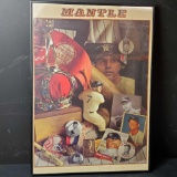 Framed picture titled Mantle featuring Mickey Mantle