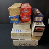 12 boxs of 80s-90s Sports cards
