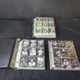 3 card albums include baseball basketball football and hockey