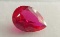 Pear cut red Ruby gemstone 1.30ct