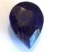 Sapphire purple tear drop cut 12.72ct Huge earth mined gemstone