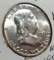 1953 Silver Franklin Half MS++++ Coin appears to be brand new. Glossy. No dings.