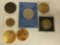 Mixed coin lot, Porsche, Father Junipero, Canada Friendship 7 coins