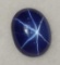 beautiful blue star Sapphire oval cut Gemstone 1.51ct