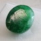 Emerald deep glowing sea green oval cut earth mined gemstone cut polished 6.26ct huge