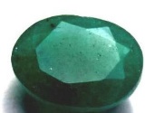 Emerald Colombian green stunner 7.09 ct huge earth mined oval cut beauty