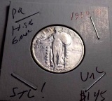 Standing liberty quarter 1930 s rare find slider unc higher grade premium rare coin