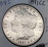 1891 Carson city Morgan silver dollar