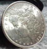 1887 Silver Morgan Dollar Very nice clear MS+++Gem. Brillant sharp edges. Nice Coin