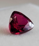 Trillant cut 1.10ct Ruby gemstone Beautiful color