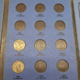Standing liberty quarter album with 6 stl quarters full dates 90% silver 1.50 face nice lot