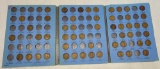 Lincoln wheat cent rare early book 1909 to 1940 with key dates 52 coins nice collector coins