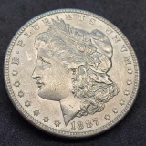 1887 Morgan silver dollar 90% silver