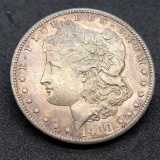 1900 Rainbow Tone Morgan silver dollar 90% silver