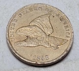 1858 United States One cent Flying Eagle