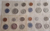 4 1963 Philadelphia US Mint coin set silver