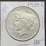 1928-S Silver Peace Dollar