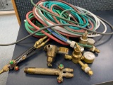 Lot of Hoses nozzles and gauges