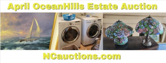 April Ocean Hills Country Club Estate Sale Auction