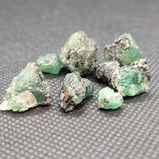 beautiful uncut Emerald Gemstone 46.84ct located Escondido