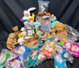 Huge Lot of TY Beanie Babies Plush. Limited Edition, McDonalds, located Escondido