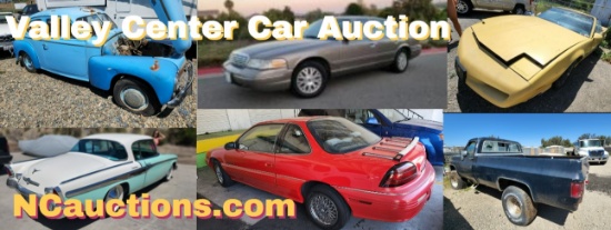 Valley Center Classic Car Auction