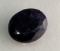 deep blue Sapphire oval cut Gemstone 5.87ct